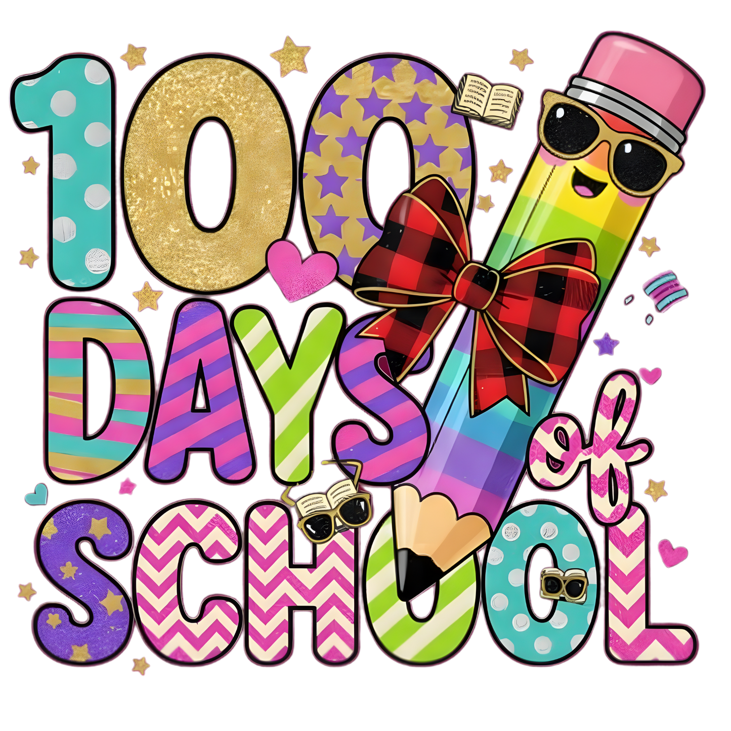 100 DAYS OF SCHOOL CUTE
