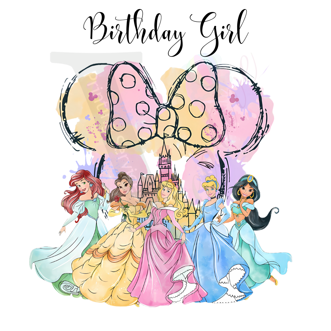 Birthday Girl - Disney Princess