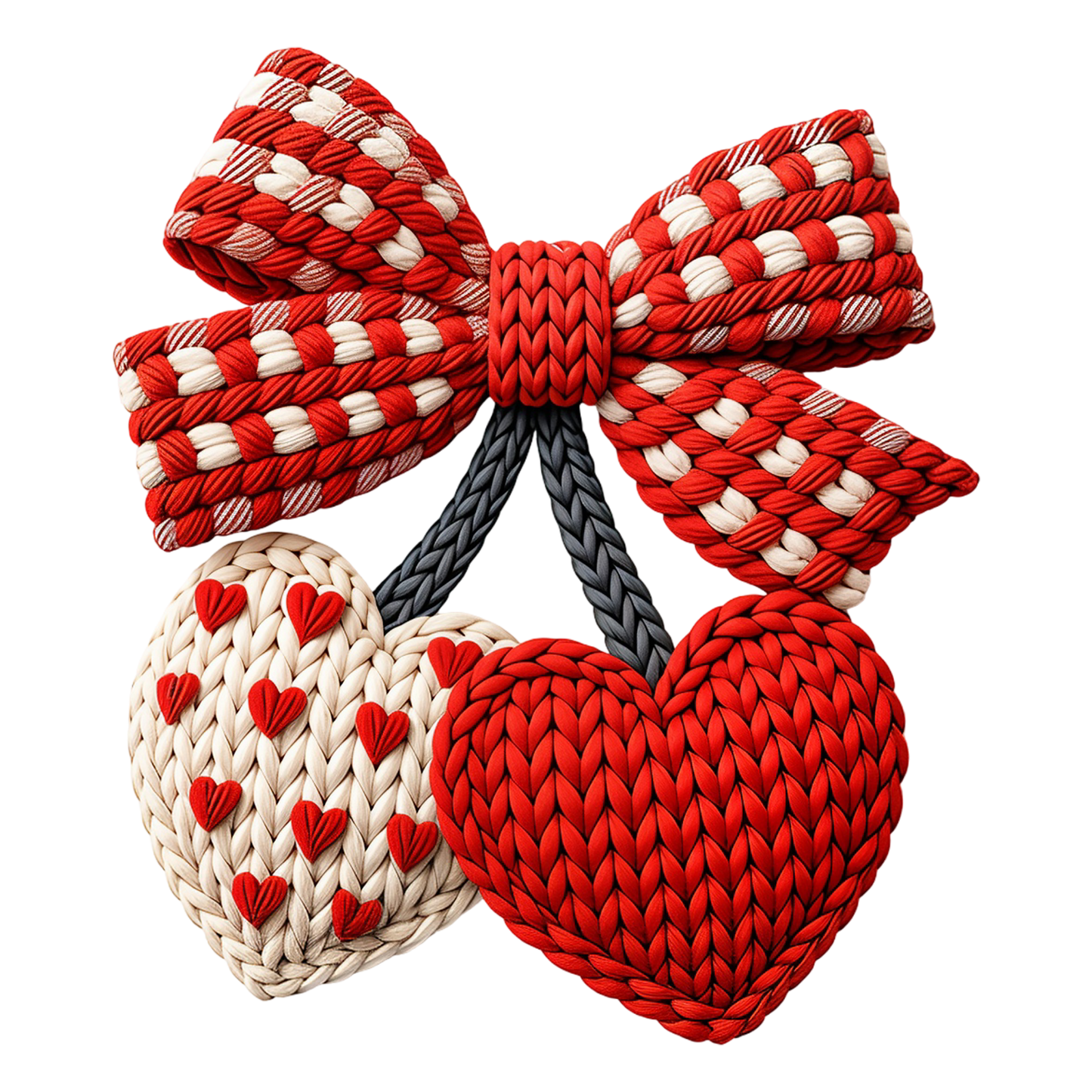 Faux Crochet Valentines Day