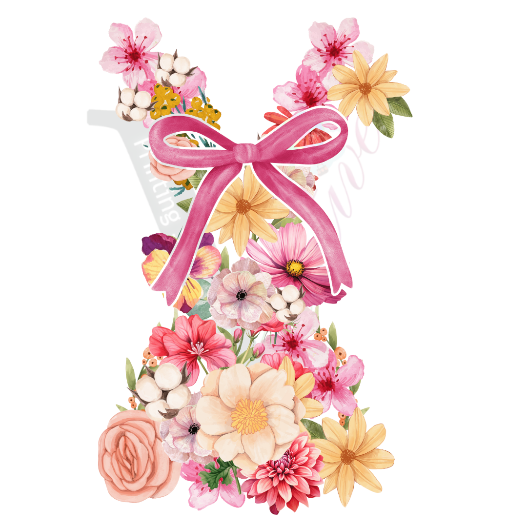 Easter Coquette - Flowers Bunny