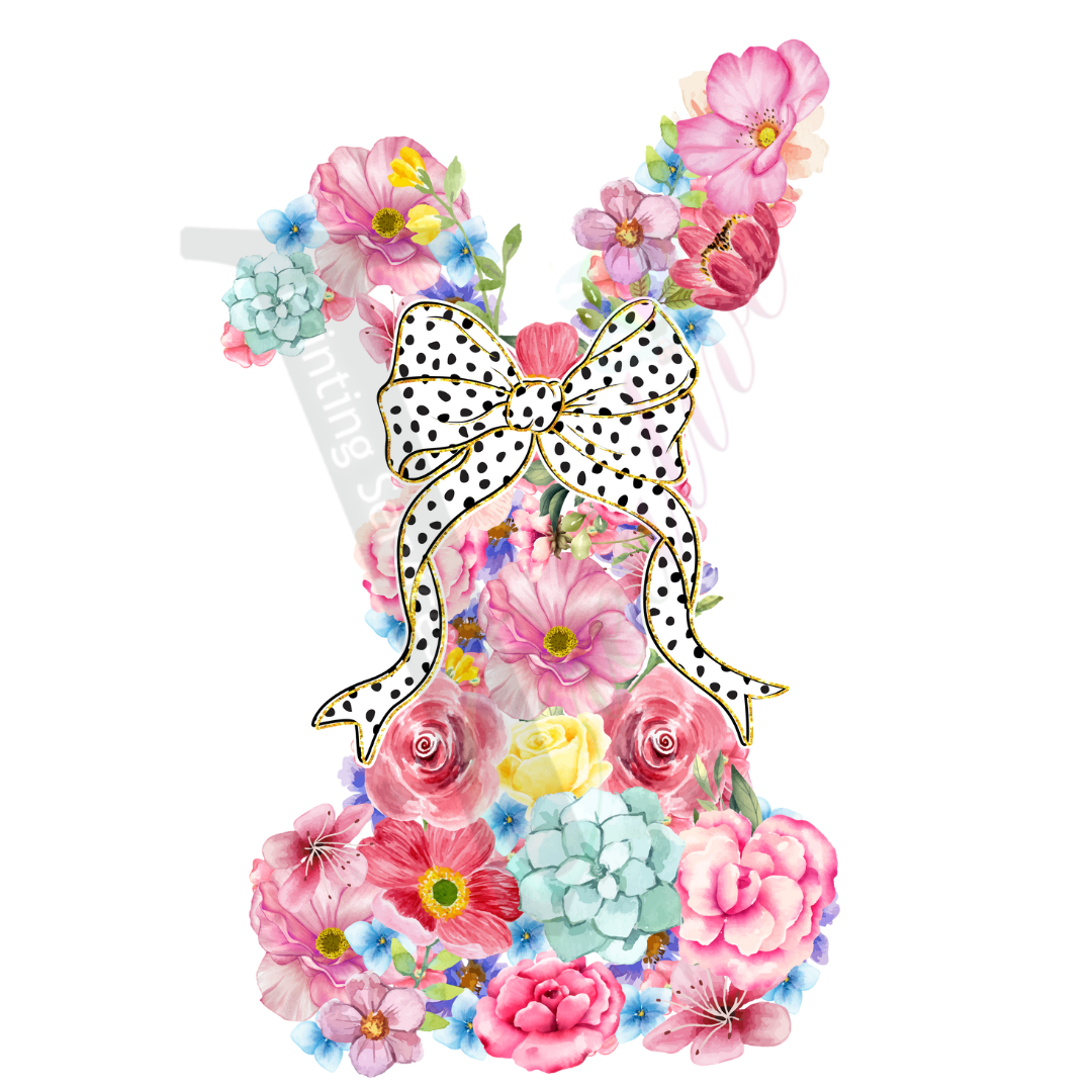Easter Coquette - Flowers Bunny 2