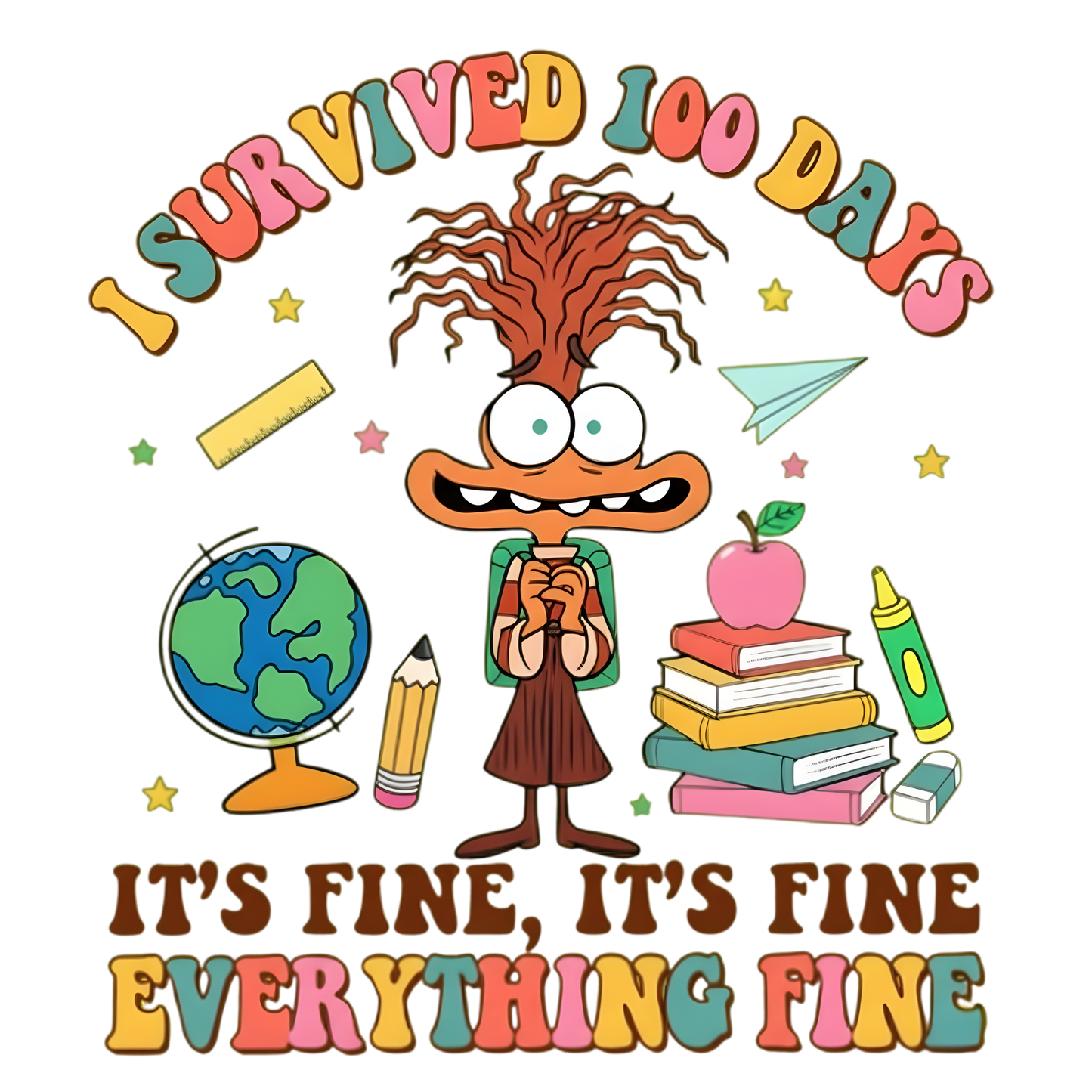 I Survived 100 days - It's Fine - Everything Fine