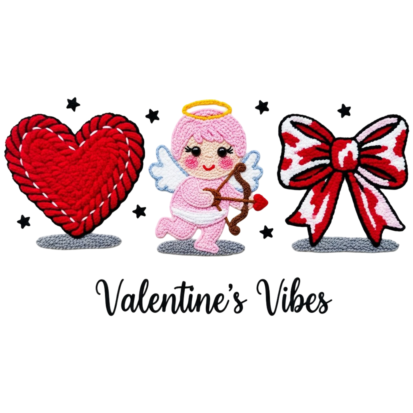 Latch Hook Yarn Faux Valentine Vibes