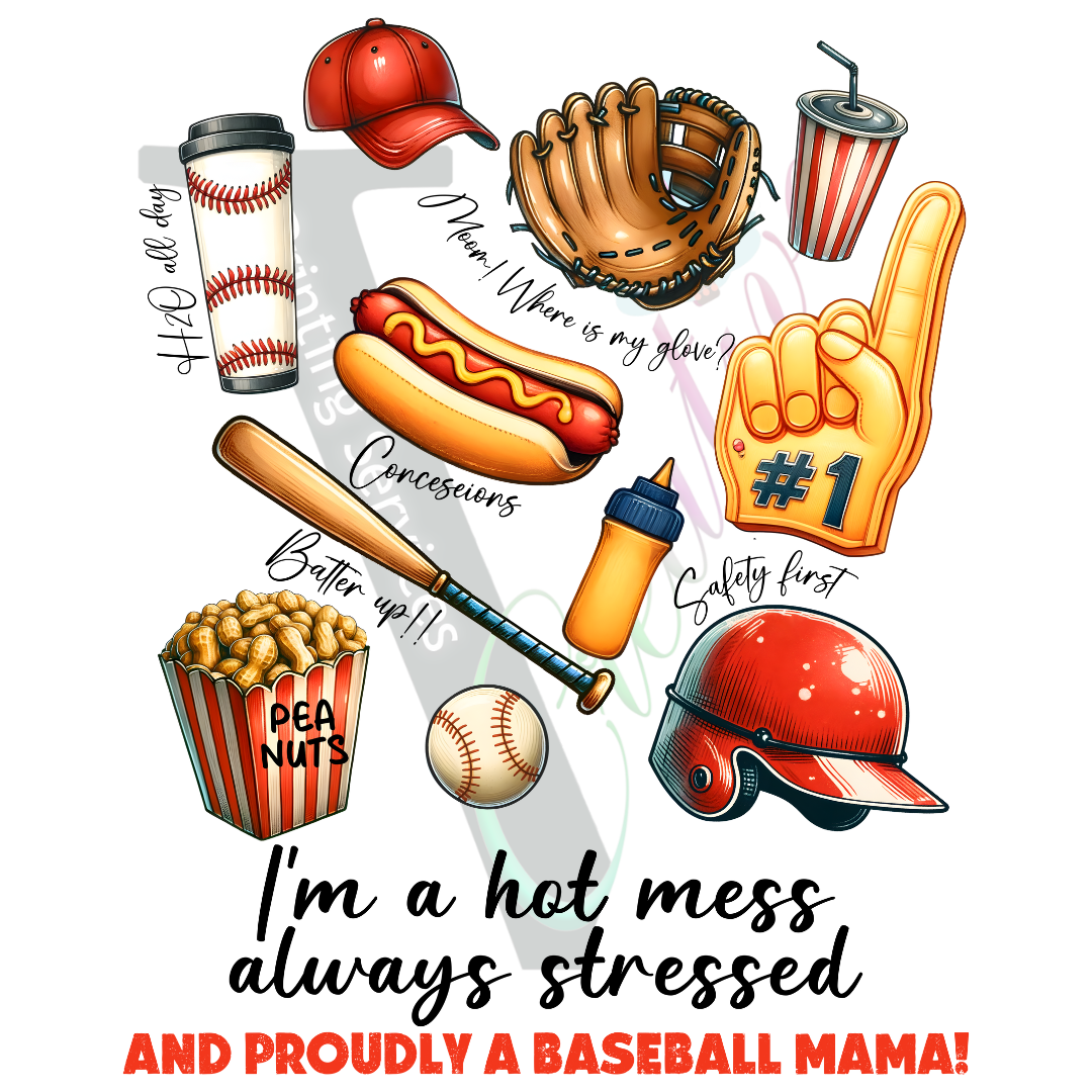 Baseball - Proudly a Baseball Mama