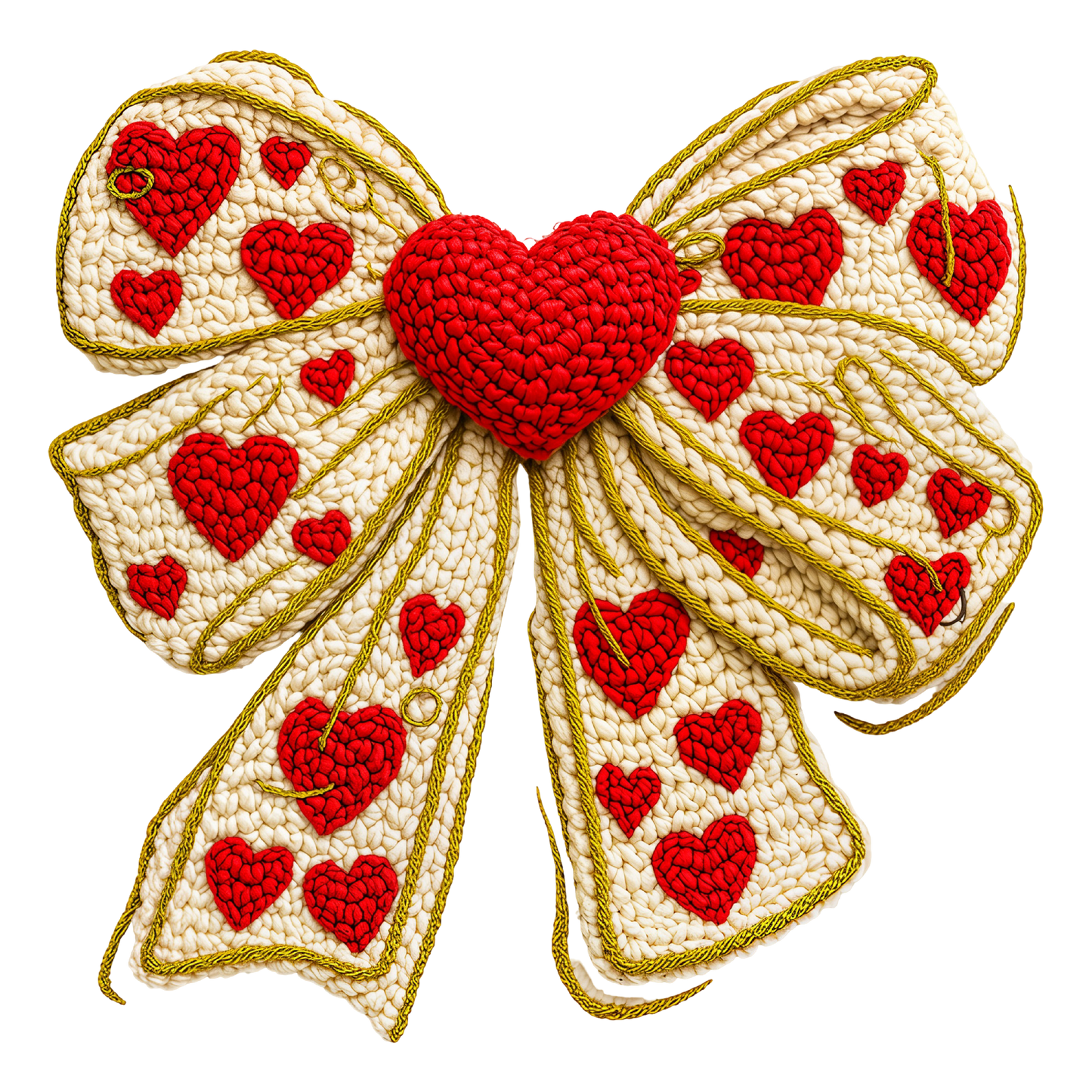 Yarn Valentine Bow
