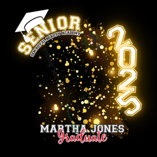 Graduation -  2025 Senior Custom Gold 1