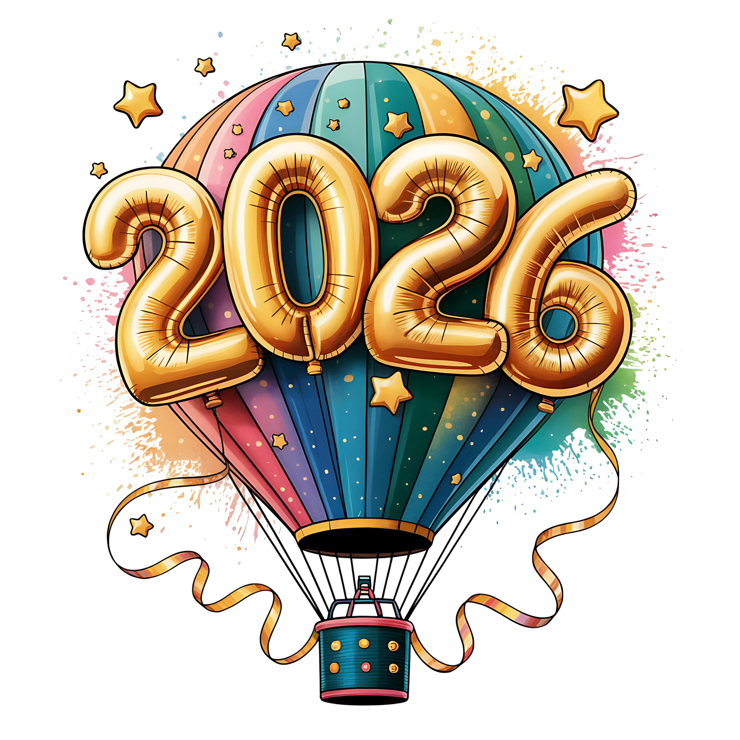 2026 New Year Hot Air Balloon