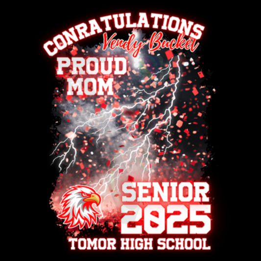 Graduation -  Congratulations Senior 2025 Red