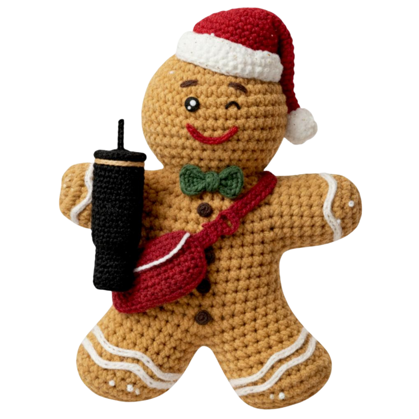 Gingerbread man with Tumbler