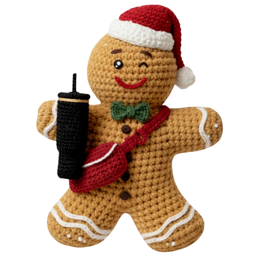Gingerbread man with Tumbler