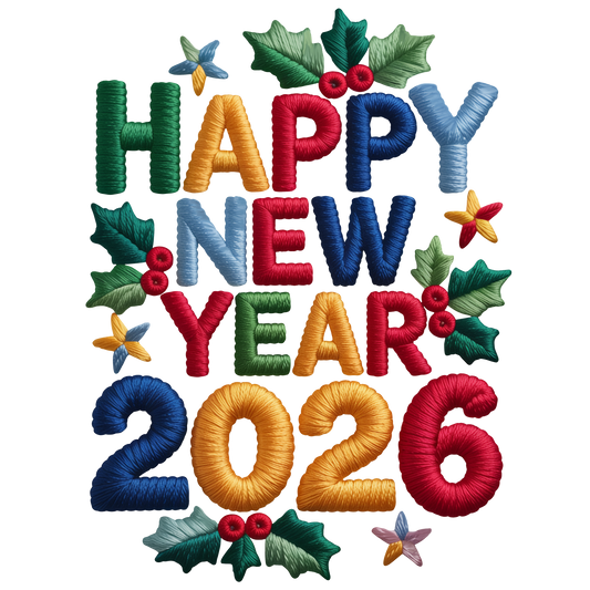 Happy New Year 2026 Crochet