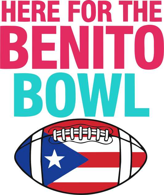 Here for the Benito Bowl 2