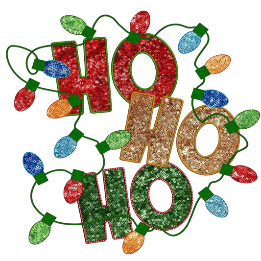 Ho Ho Ho Christmas lights
