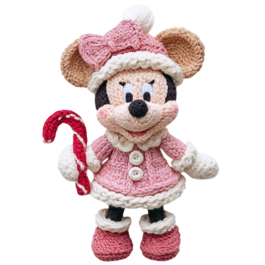 Minnie Mouse Crochet with Candy Cane