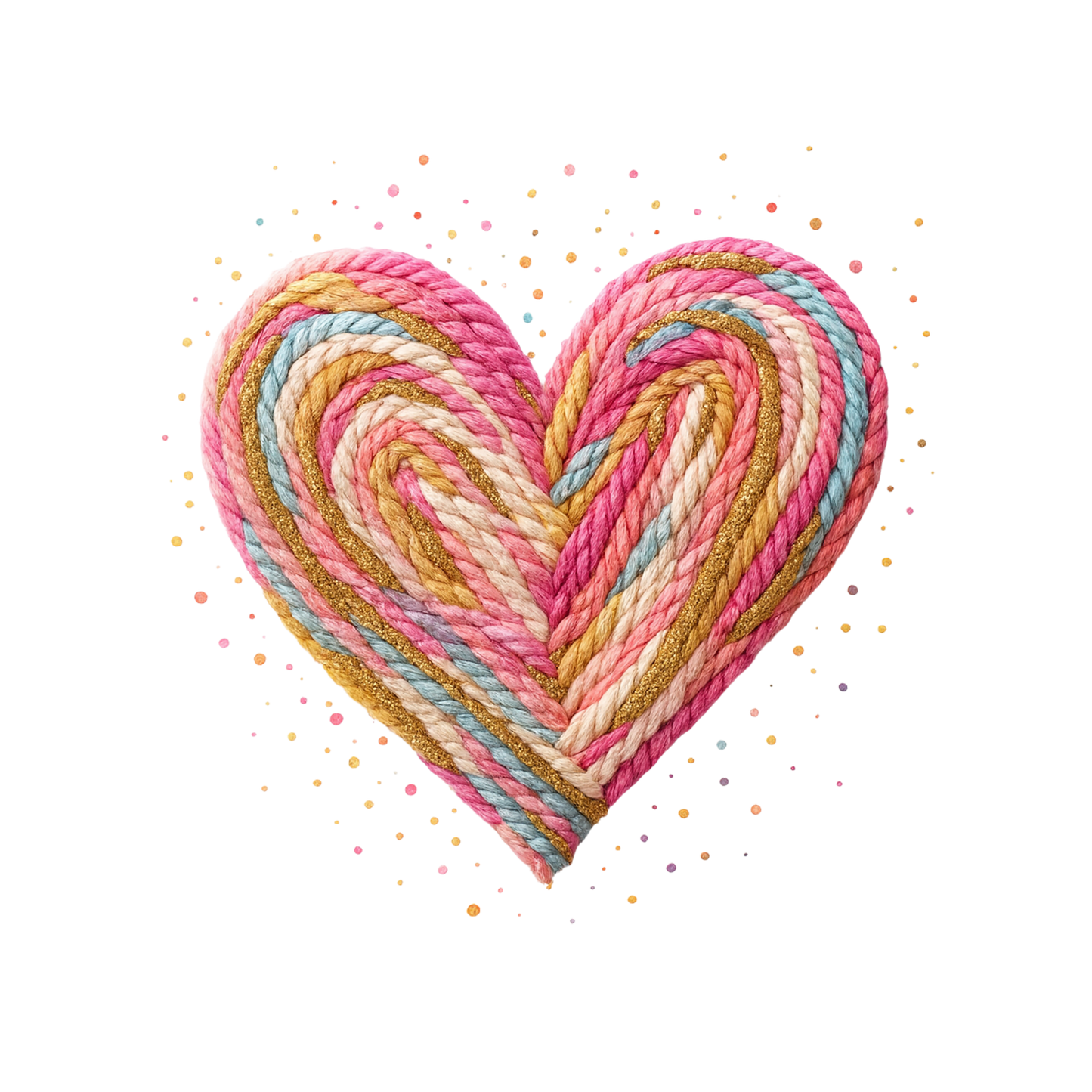 Pastel Heart Yarn
