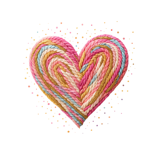 Pastel Heart Yarn
